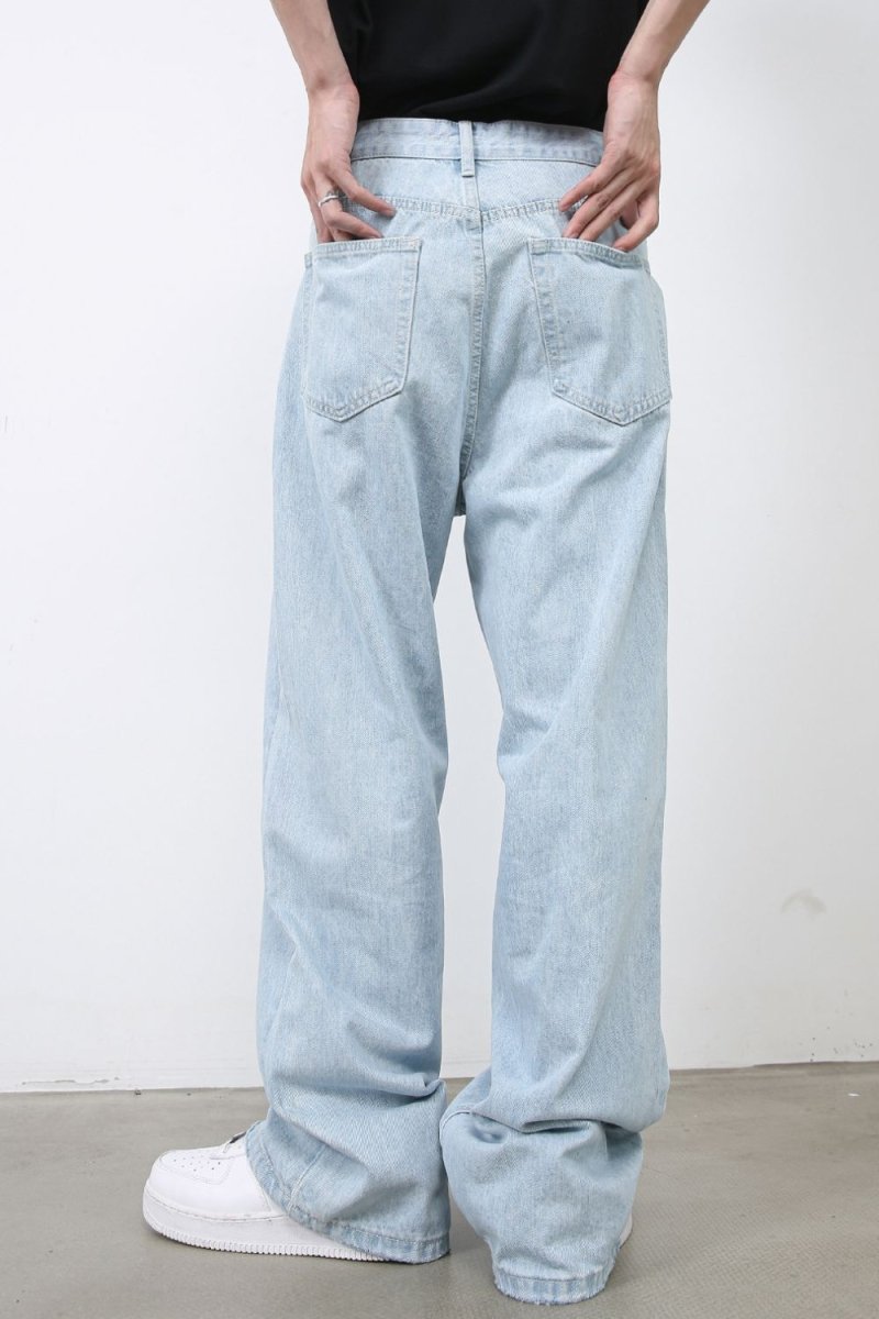 Men's Loose Fit Jeans with Pockets - S. M. & Co.