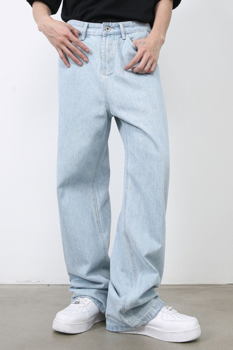 Men's Loose Fit Jeans with Pockets - S. M. & Co.