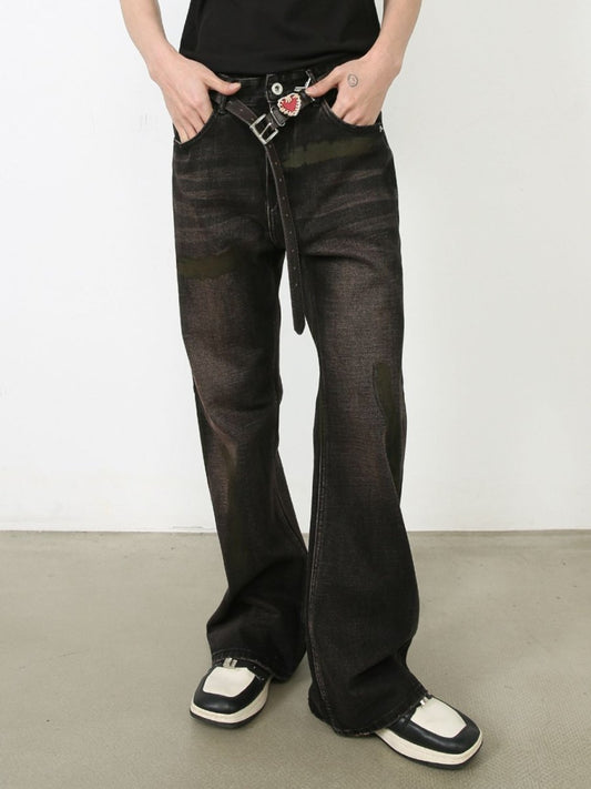 Men's Mid Rise Jeans with Pockets - S. M. & Co.