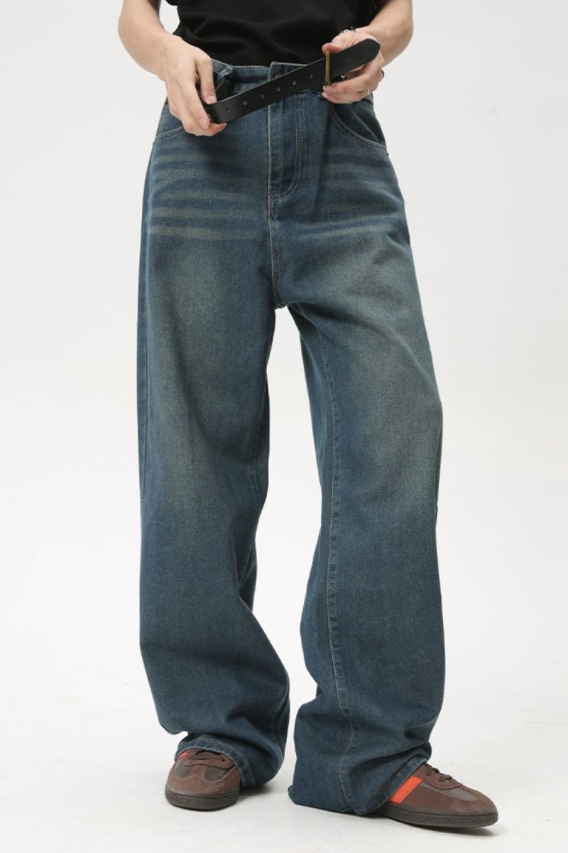 Men's Mid Rise Straight Leg Jeans - S. M. & Co.