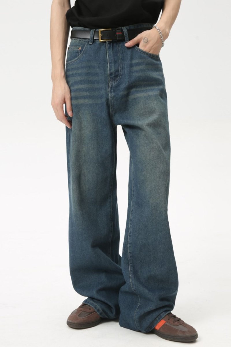 Men's Mid Rise Straight Leg Jeans - S. M. & Co.