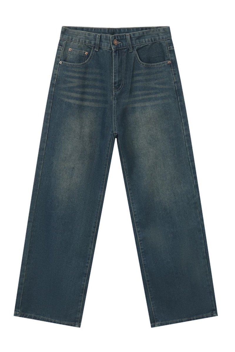 Men's Mid Rise Straight Leg Jeans - S. M. & Co.