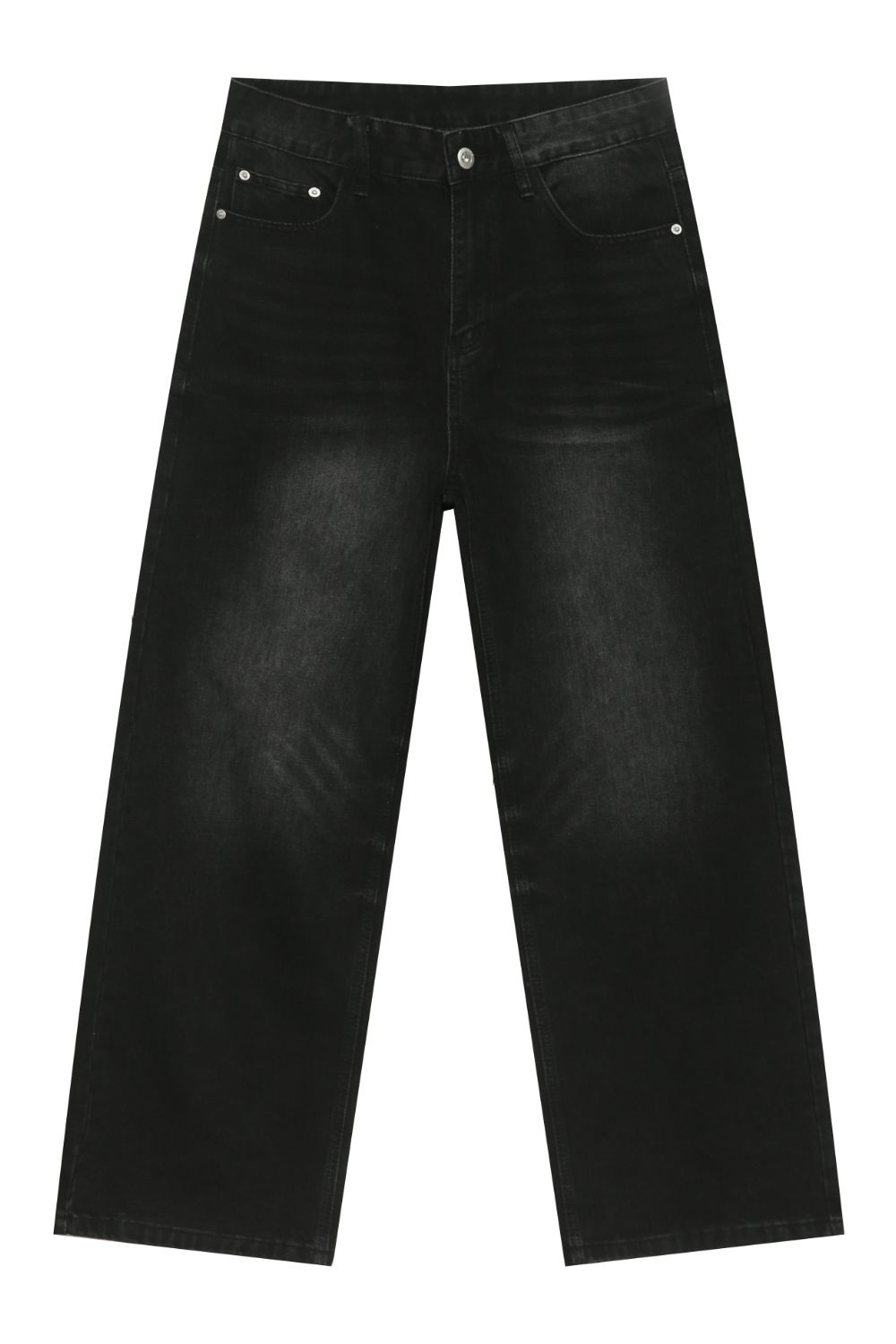 Men's Mid Rise Wide Leg Jeans - S. M. & Co.