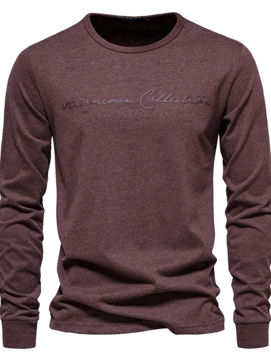 Men's Round Neck Letter Graphic T-Shirt - S. M. & Co.