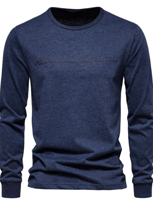 Men's Round Neck Letter Graphic T-Shirt - S. M. & Co.