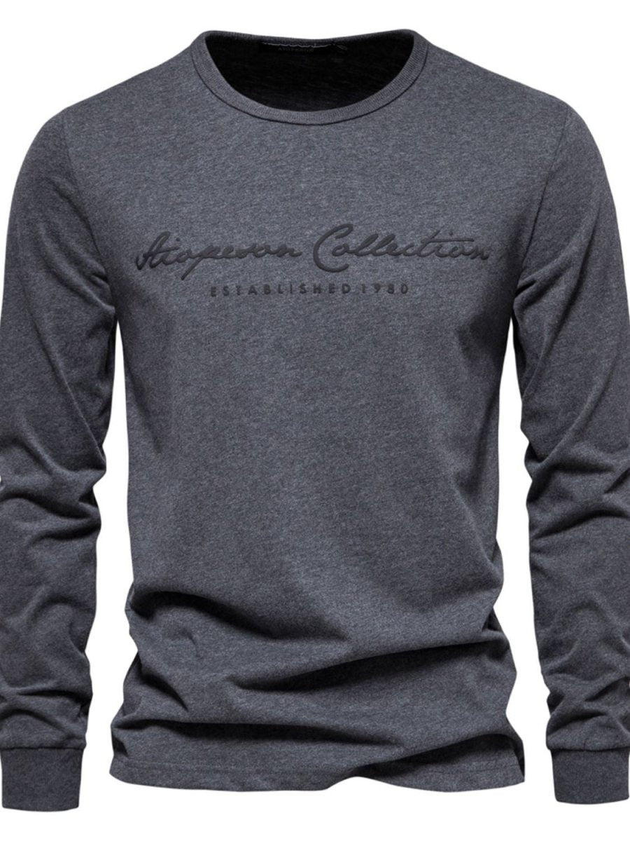 Men's Round Neck Letter Graphic T-Shirt - S. M. & Co.