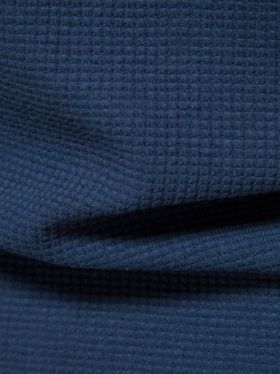 Men's Waffle - Knit Short Sleeve T-Shirt - S. M. & Co.