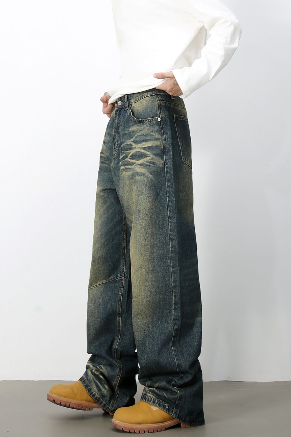 Men's Wide Leg Jeans - S. M. & Co.