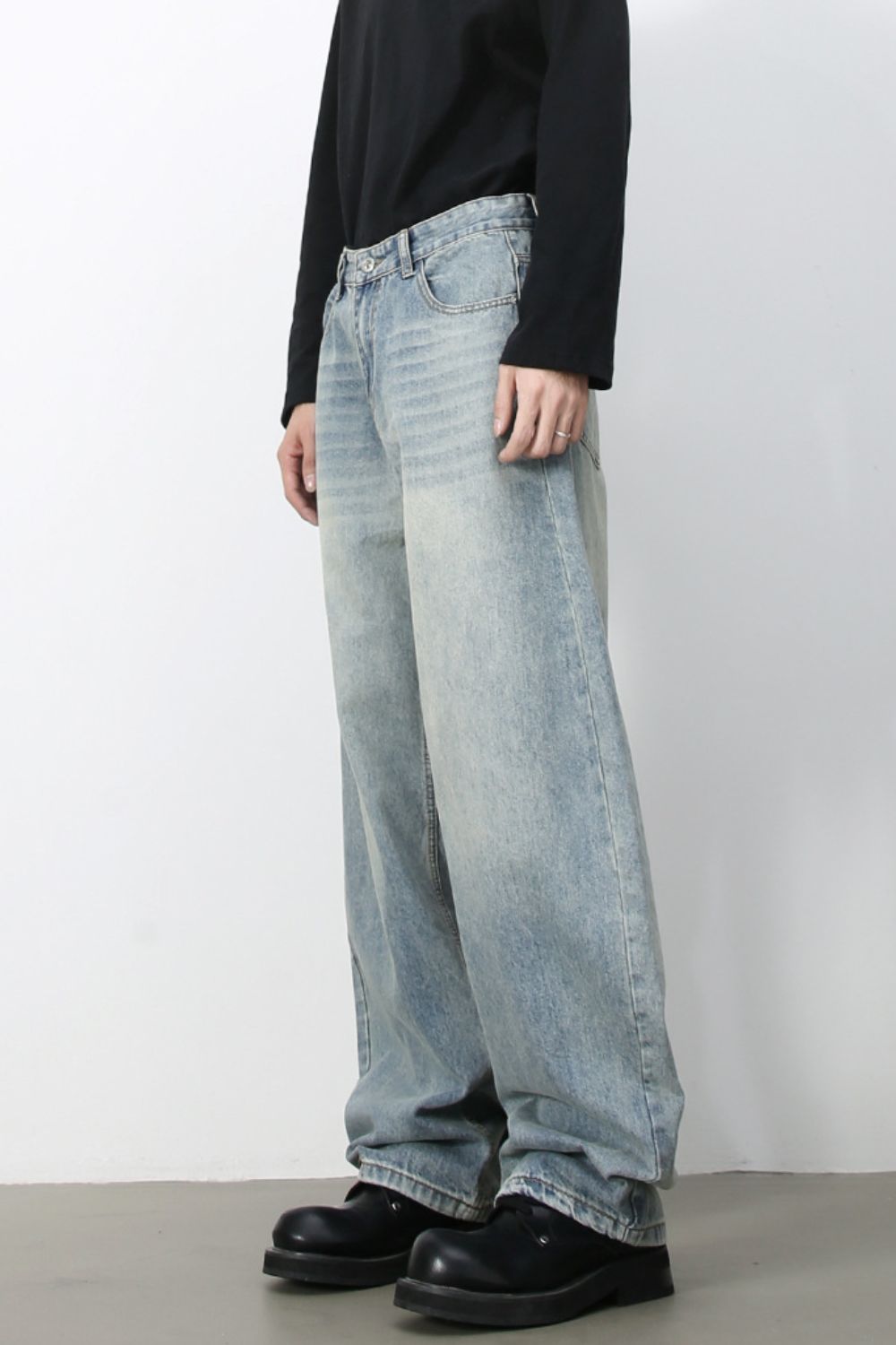 Men's Wide Leg Jeans - S. M. & Co.