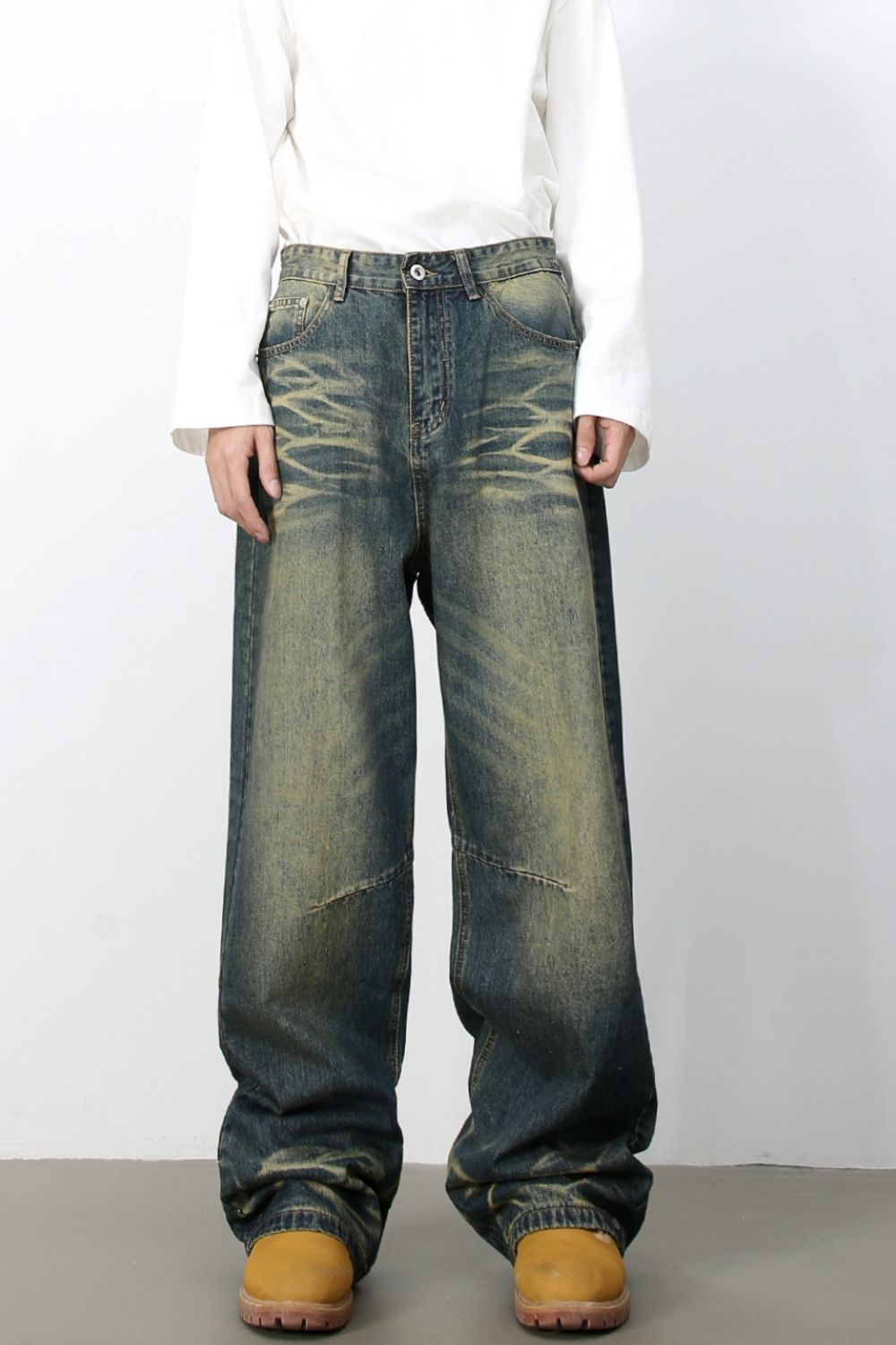 Men's Wide Leg Jeans - S. M. & Co.