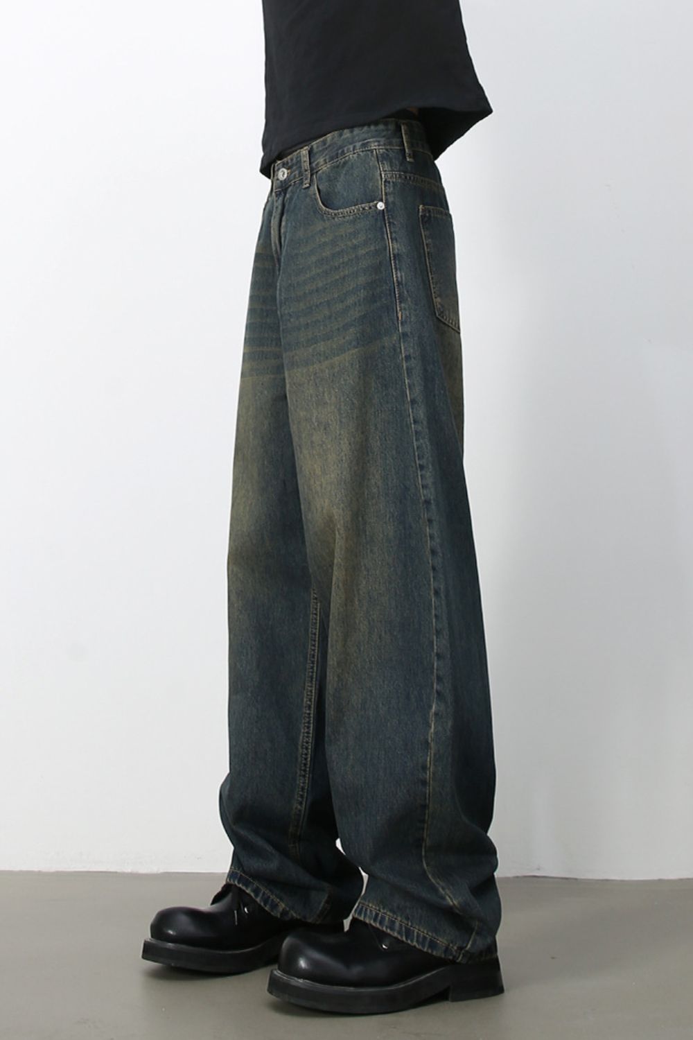 Men's Wide Leg Jeans - S. M. & Co.