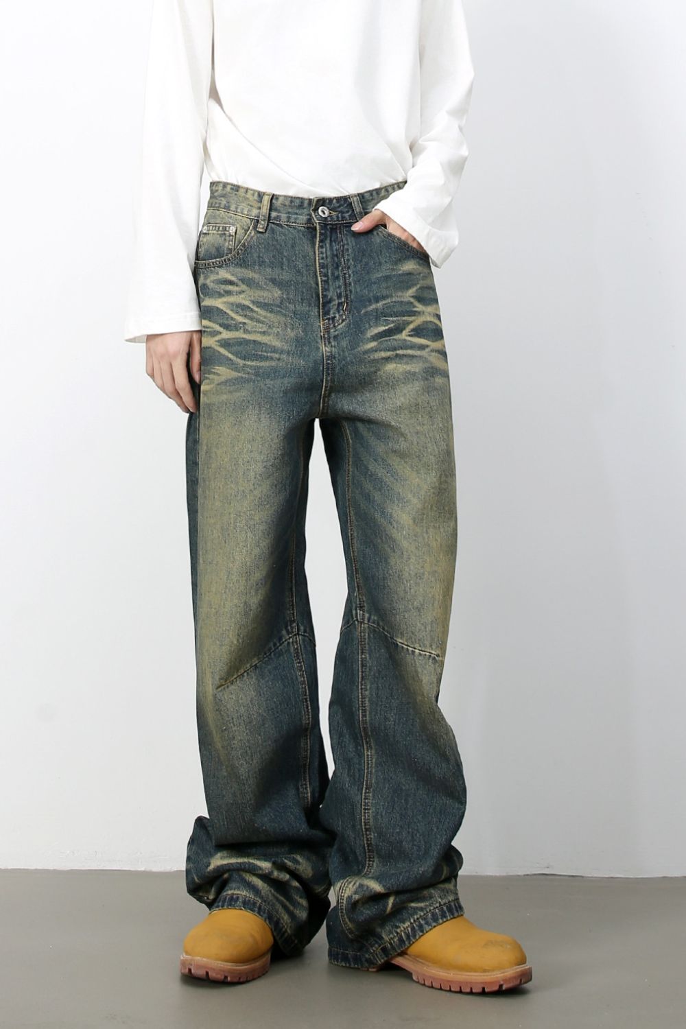 Men's Wide Leg Jeans - S. M. & Co.