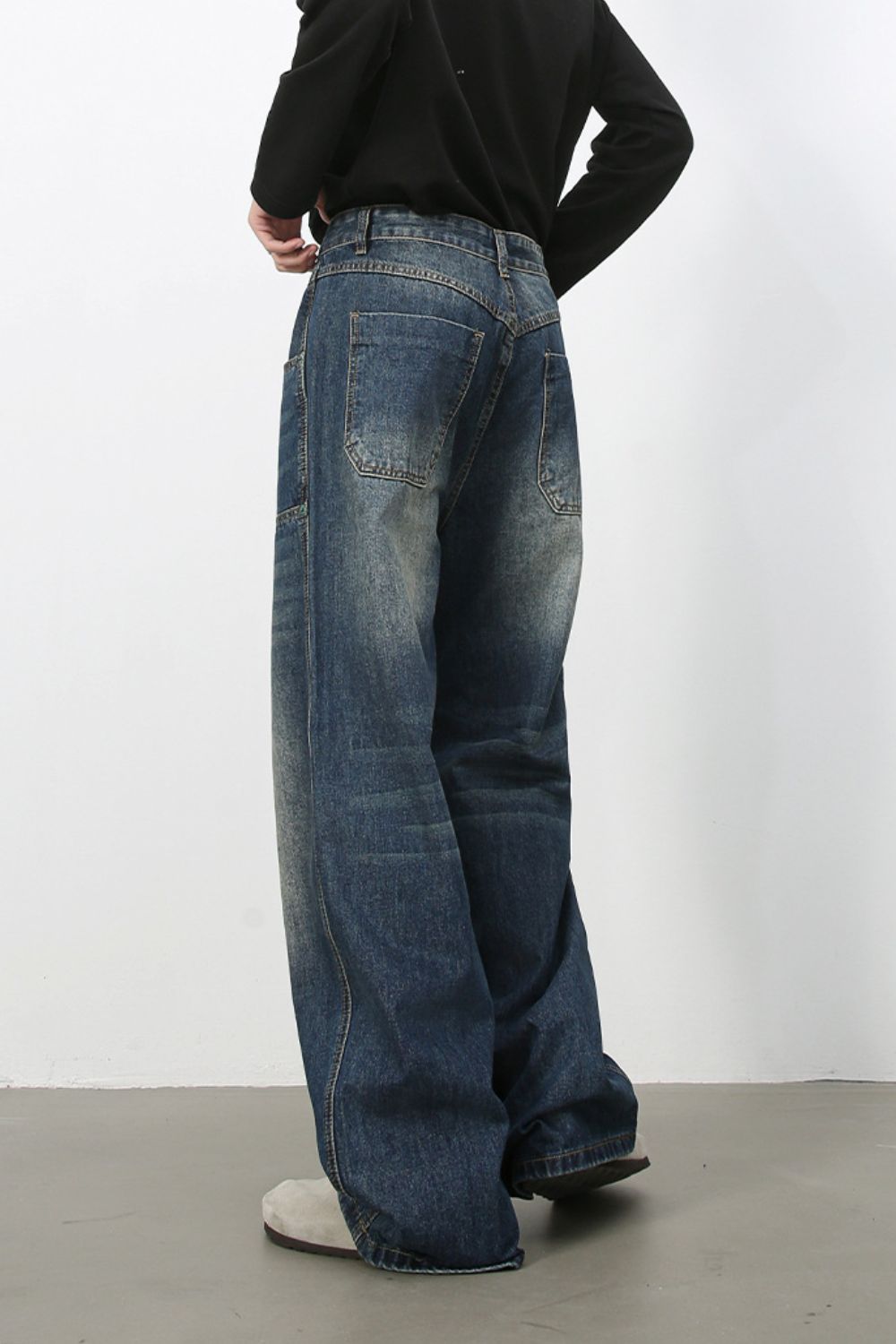Men's Wide Leg Jeans - S. M. & Co.