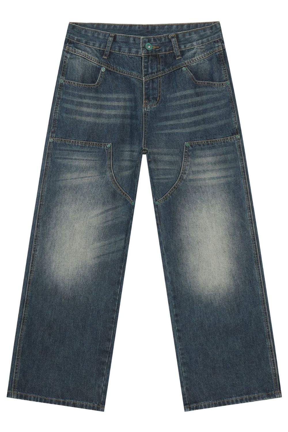 Men's Wide Leg Jeans - S. M. & Co.