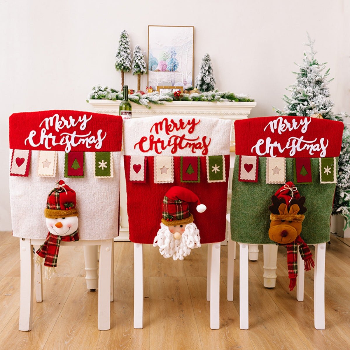 MERRY CHRISTMAS Chair Cover - S. M. & Co.