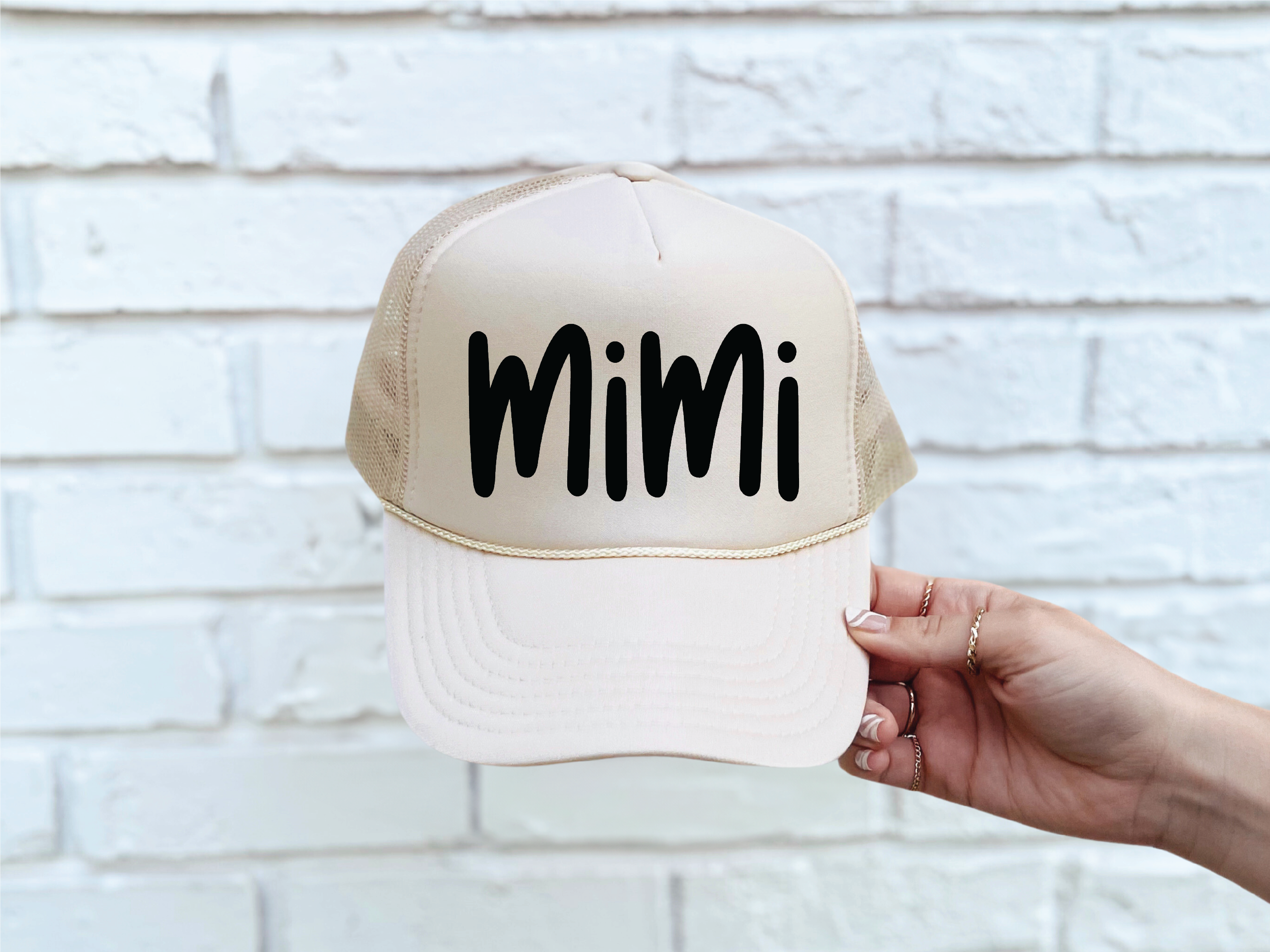 Customizable Name Hat in two color options
