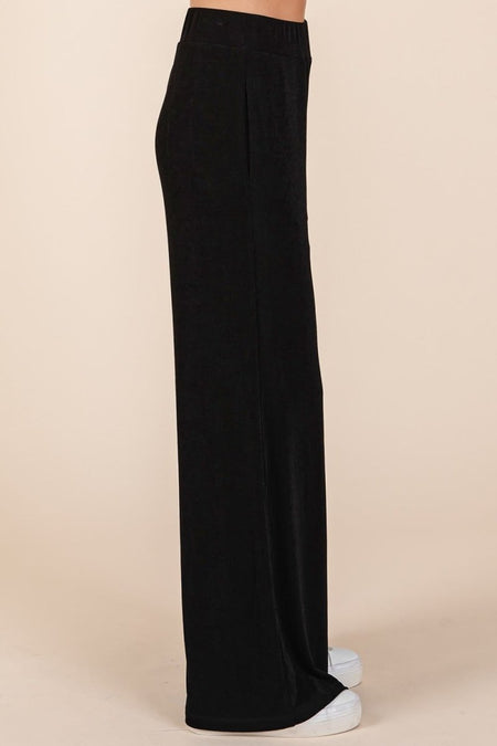 Mittoshop Elastic Waist Pants with Side Pockets - S. M. & Co.