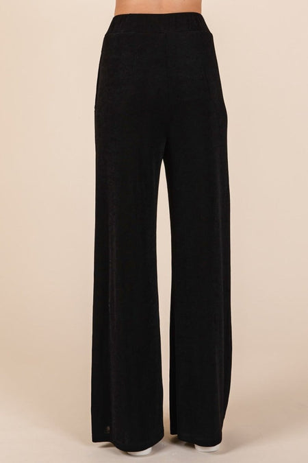 Mittoshop Elastic Waist Pants with Side Pockets - S. M. & Co.