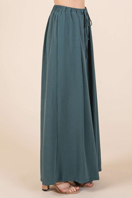 Mittoshop Pleated Wide Leg Pants - S. M. & Co.