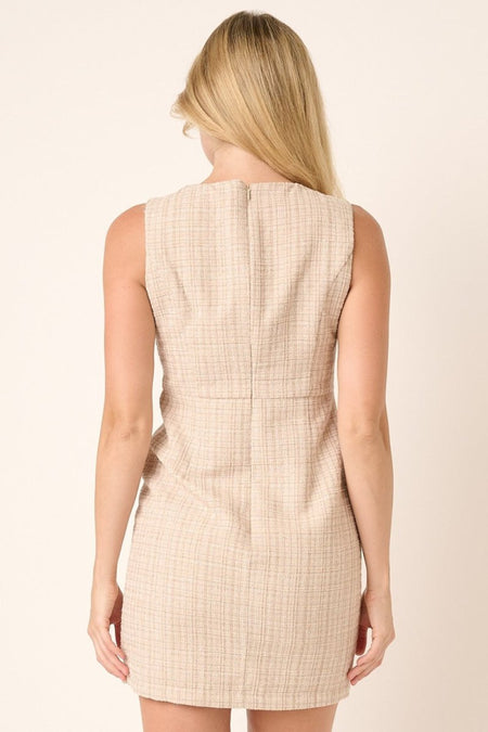 Mittoshop Tweed Sleeveless Mini Dress - S. M. & Co.