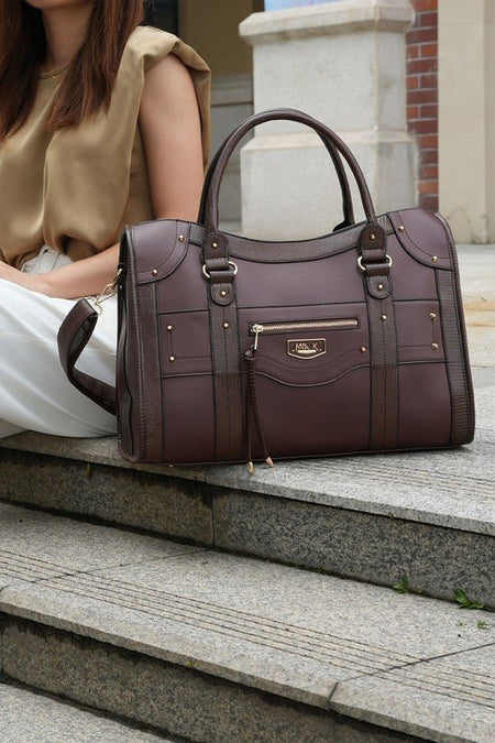 MKF Collection Patricia Vegan Leather Duffle Bag - S. M. & Co. Duffle Bag