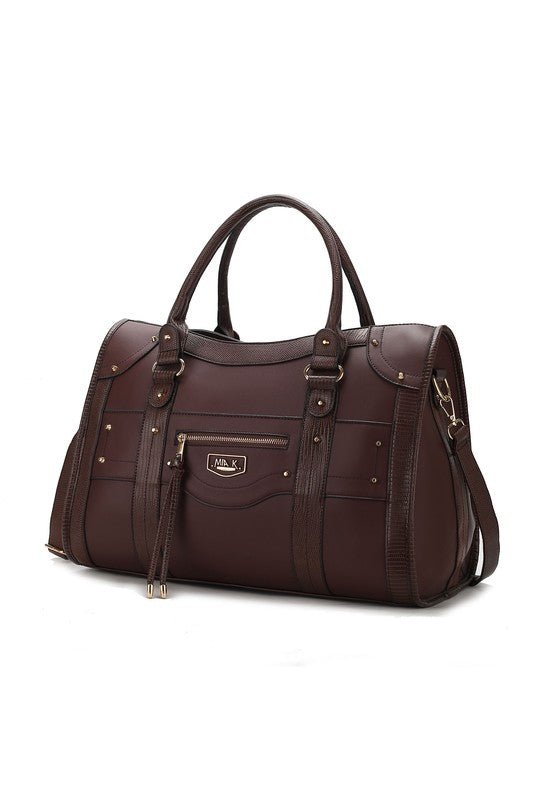 MKF Collection Patricia Vegan Leather Duffle Bag - S. M. & Co. Duffle Bag