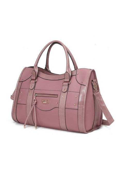 MKF Collection Patricia Vegan Leather Duffle Bag - S. M. & Co. Duffle Bag