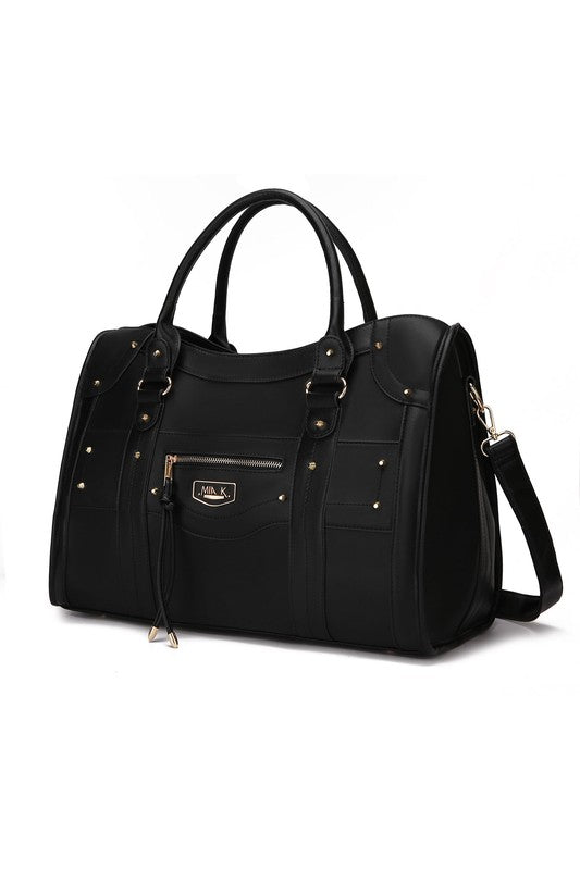 MKF Collection Patricia Vegan Leather Duffle Bag - S. M. & Co. Duffle Bag