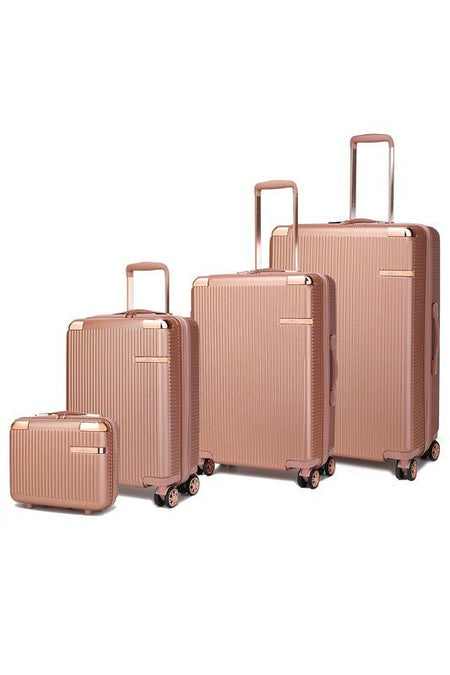 MKF Collection Tulum 4-piece luggage set by Mia K - S. M. & Co. Luggage Set