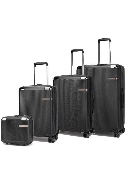 MKF Collection Tulum 4-piece luggage set by Mia K - S. M. & Co. Luggage Set