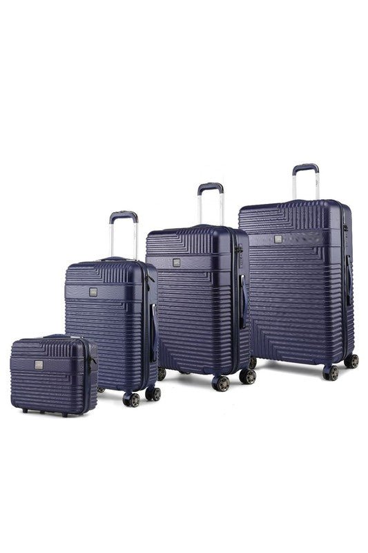 MKF Mykonos Luggage Set by Mia K- 4 pieces - S. M. & Co. Luggage Set