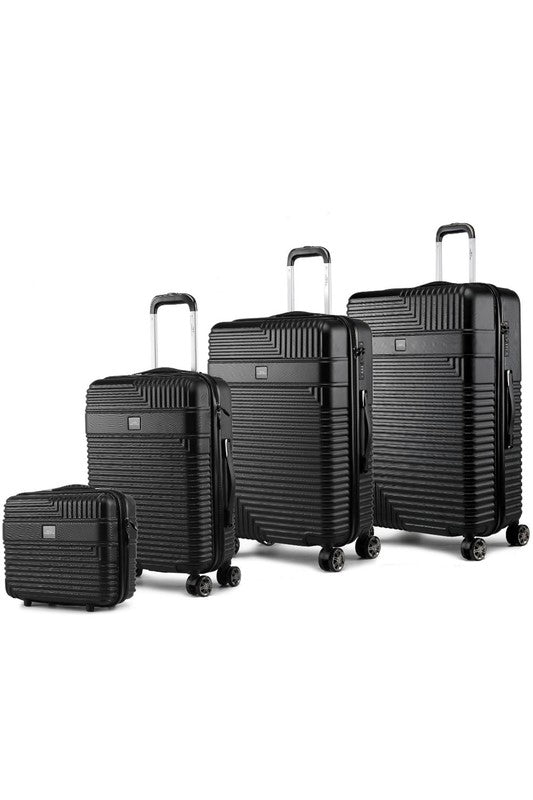 MKF Mykonos Luggage Set by Mia K- 4 pieces - S. M. & Co. Luggage Set