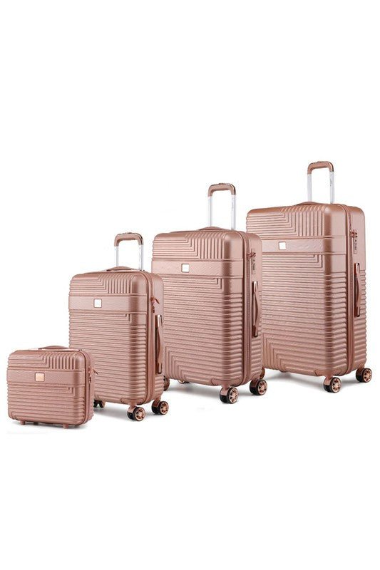 MKF Mykonos Luggage Set by Mia K- 4 pieces - S. M. & Co. Luggage Set