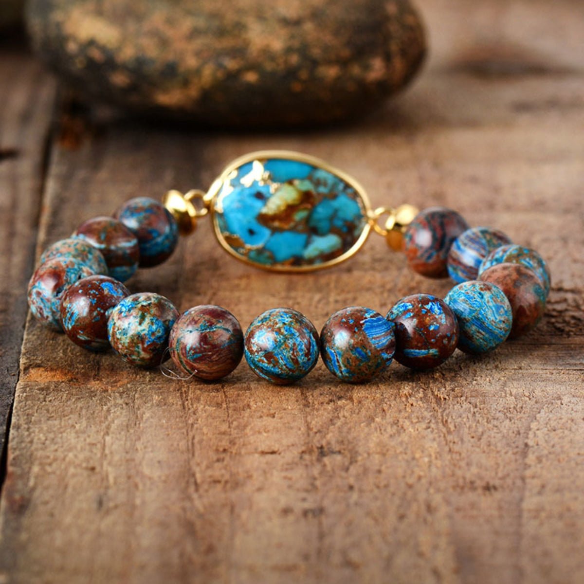 Natural Stone Beaded Bracelet - AnAs Market