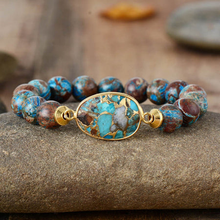 Natural Stone Beaded Bracelet - AnAs Market