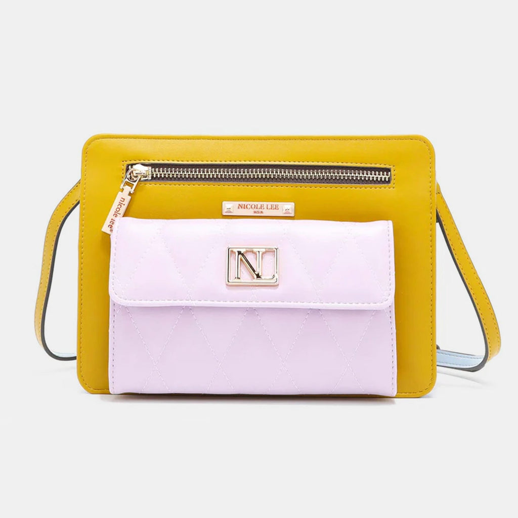 Nicole Lee USA Color Block Crossbody Bag - AnAs Market