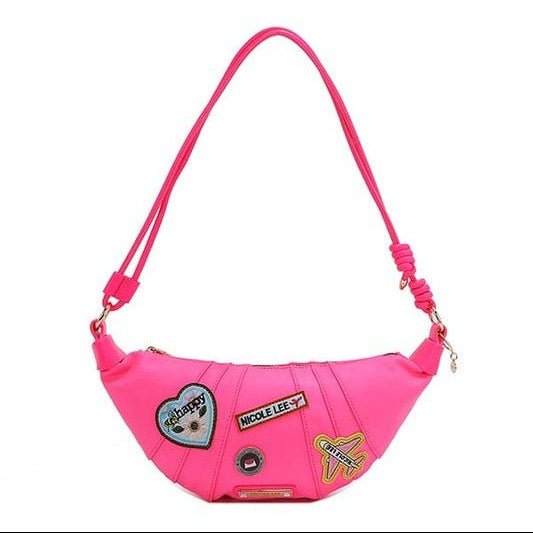 Nicole Lee USA Color Patch Croissant Bag - S. M. & Co.