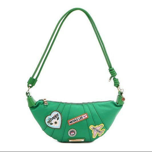 Nicole Lee USA Color Patch Croissant Bag - S. M. & Co.