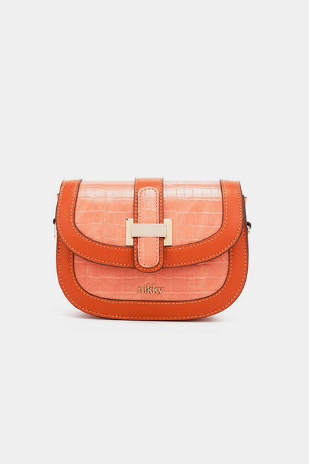 Nicole Lee USA Croc Embossed Crossbody Bag - AnAs Market