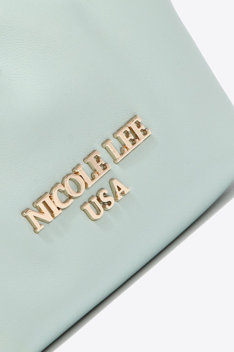 Nicole Lee USA Faux Leather Pouch - S. M. & Co.