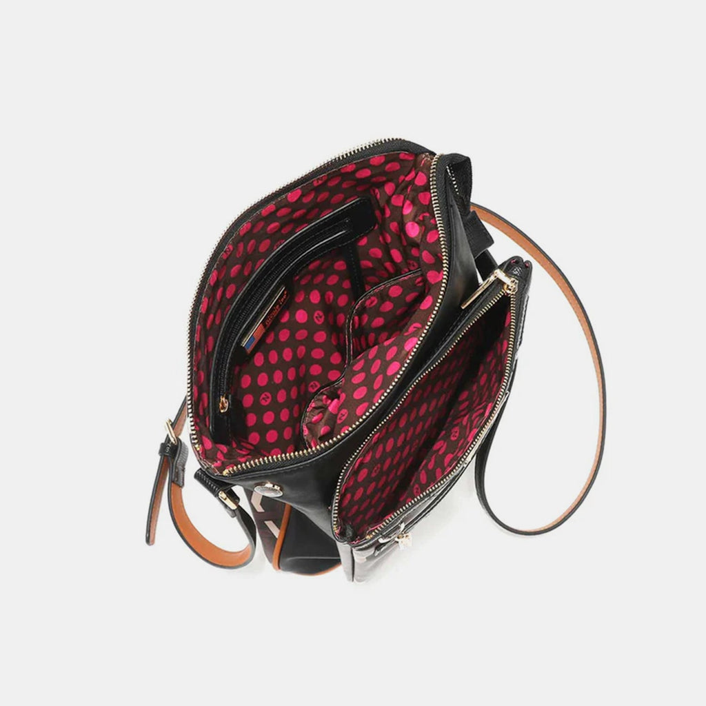 Nicole Lee USA Geometric Pattern Crossbody Bag - AnAs Market