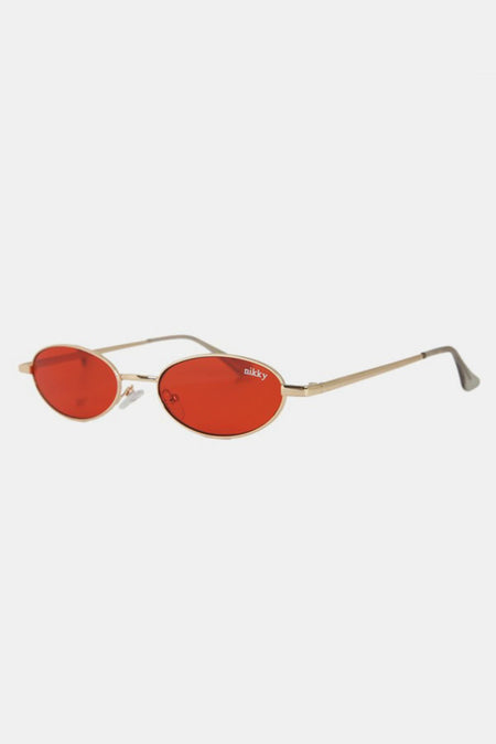 Nicole Lee USA Metal Frame Finley Oval Sunglasses - AnAs Market