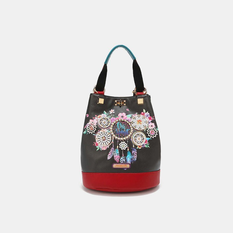 Nicole Lee USA Multifunctional Bucket Bag Backpack - S. M. & Co.