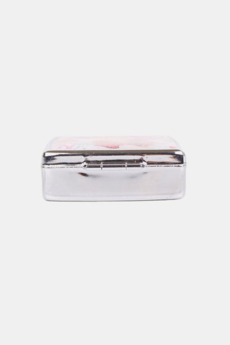 Nicole Lee USA Print Metallic Rectangular Pill Case - S. M. & Co.