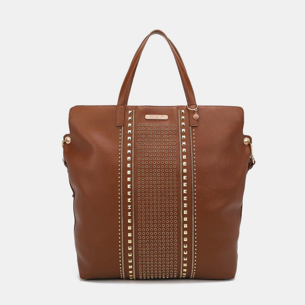 Nicole Lee USA Studded Large Tote Bag - S. M. & Co.