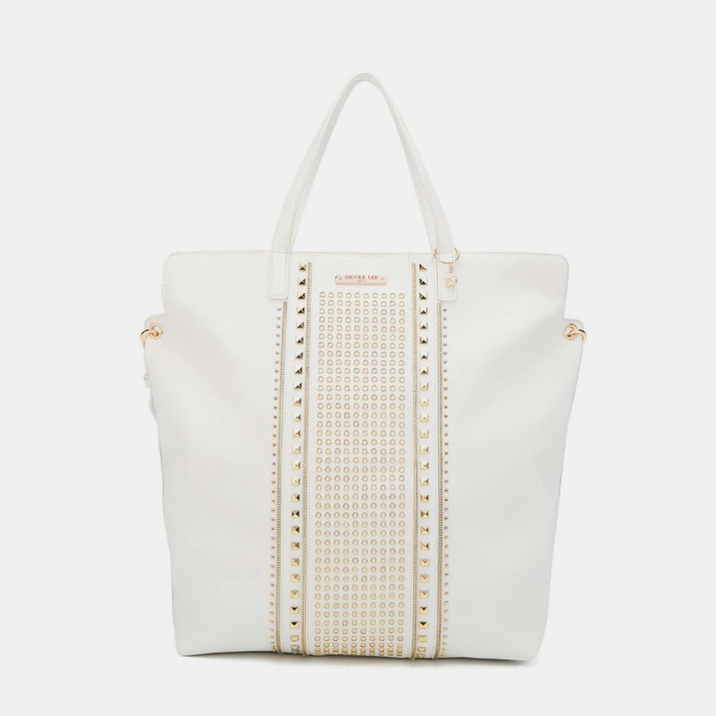 Nicole Lee USA Studded Large Tote Bag - S. M. & Co.