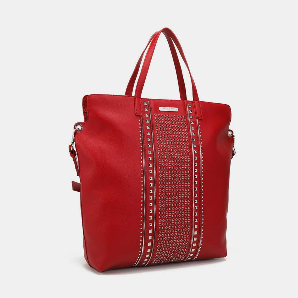 Nicole Lee USA Studded Large Tote Bag - S. M. & Co.