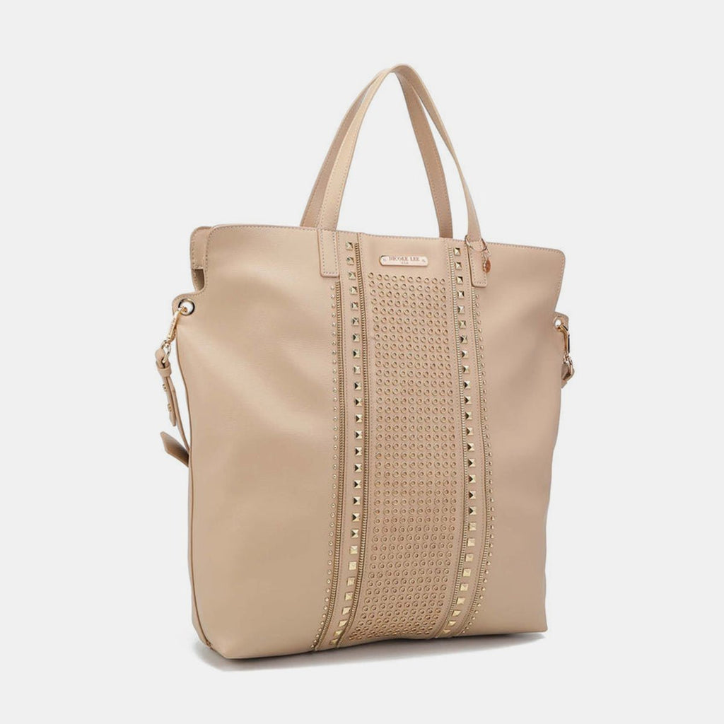 Nicole Lee USA Studded Large Tote Bag - S. M. & Co.