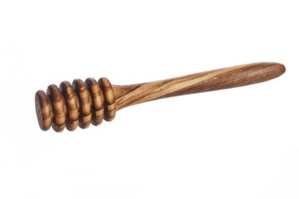 Olive Wood Honey Pot w/Honey Dipper - S. M. & Co.