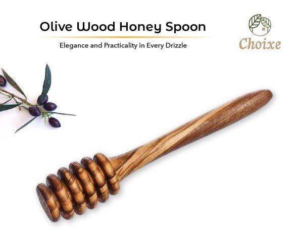 Olive Wood Honey Spoon - S. M. & Co.